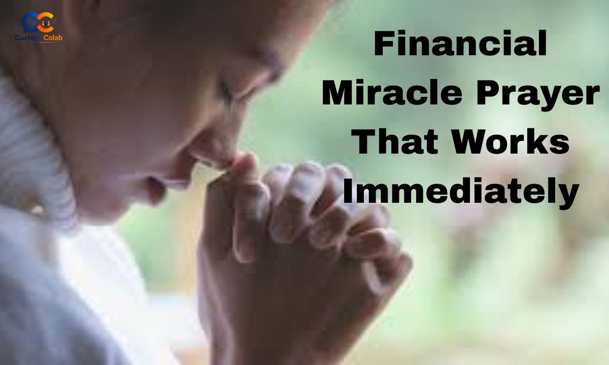 Financial Miracle Prayer That Works Immediately