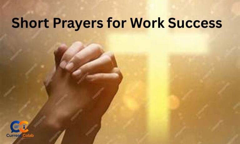 Short Prayers for Work Success